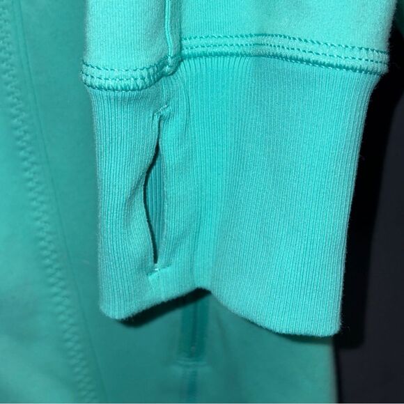 Lululemon Athletica Nice Asana Jacket Bali Breeze Long Sleeve Full Zip Womens 8 - Picture 6 of 11